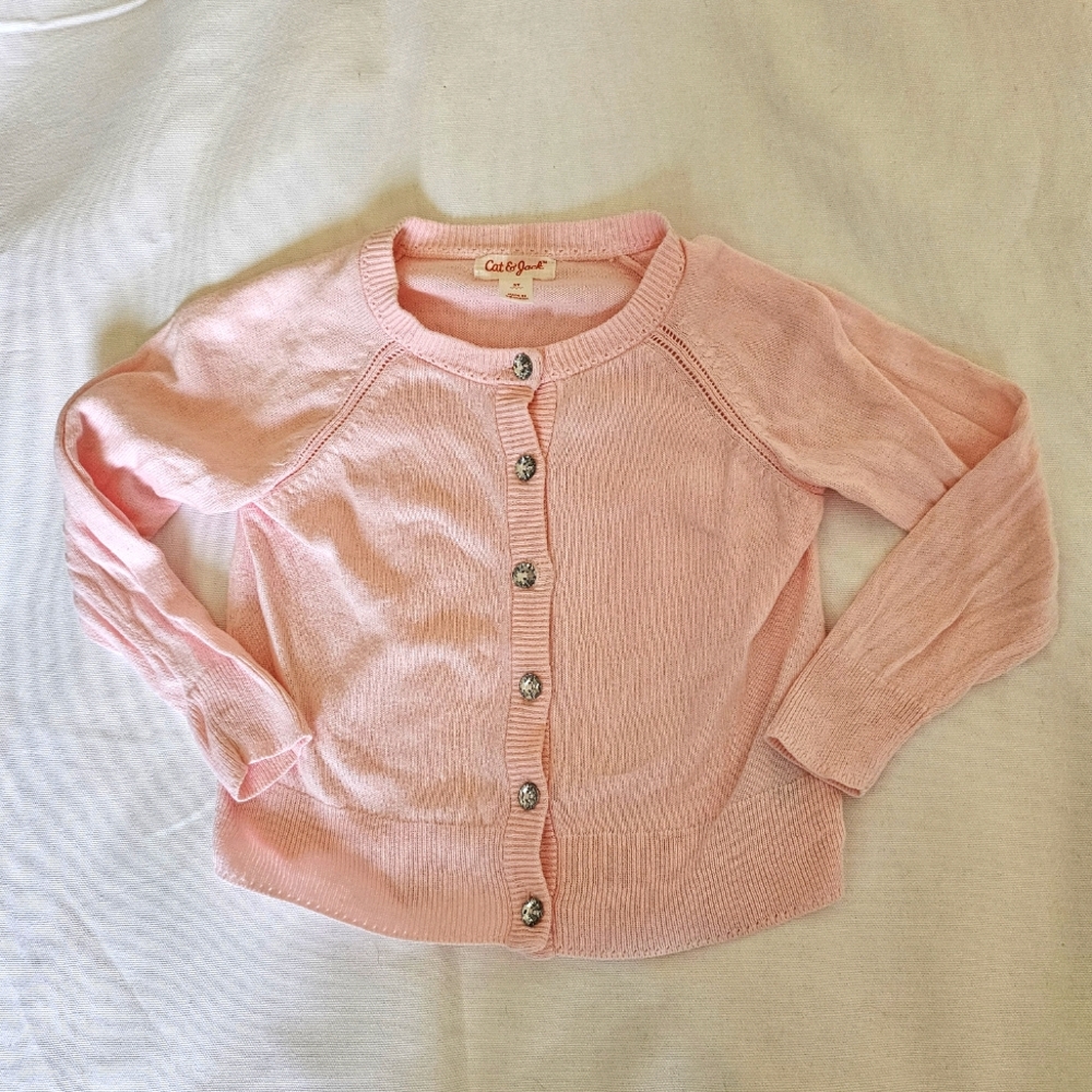 Cat & Jack Toddler Girls Cardigan ~ Pink, Size 4T